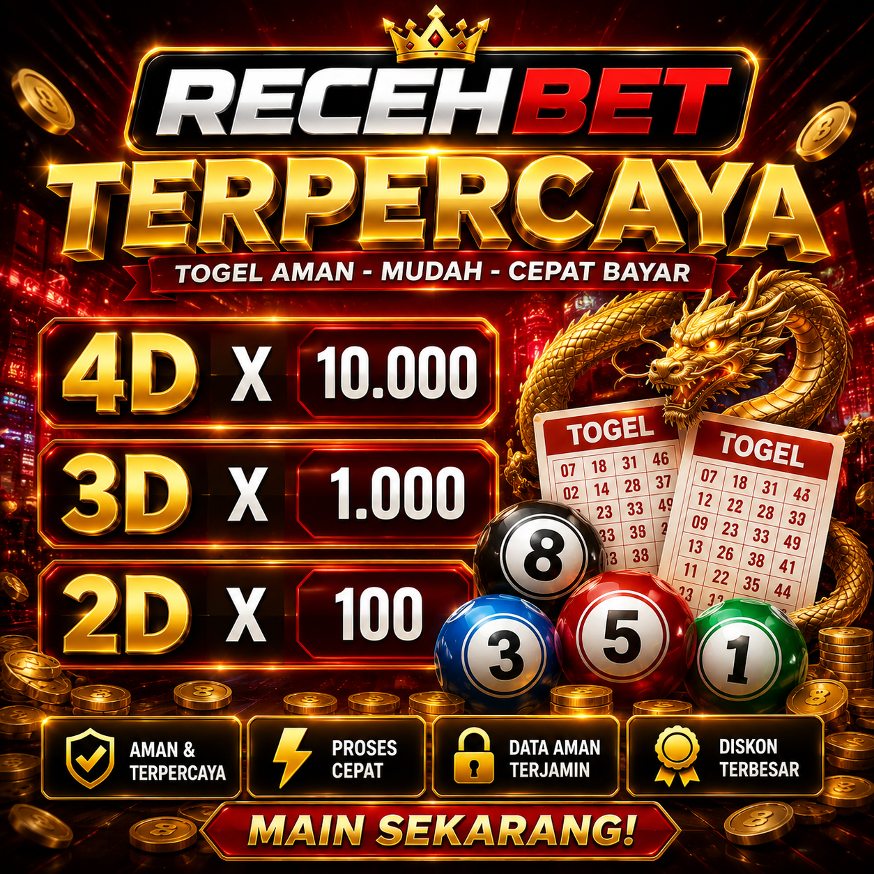 RECEHBET Portal Informasi Togel Harian dengan Tampilan Modern